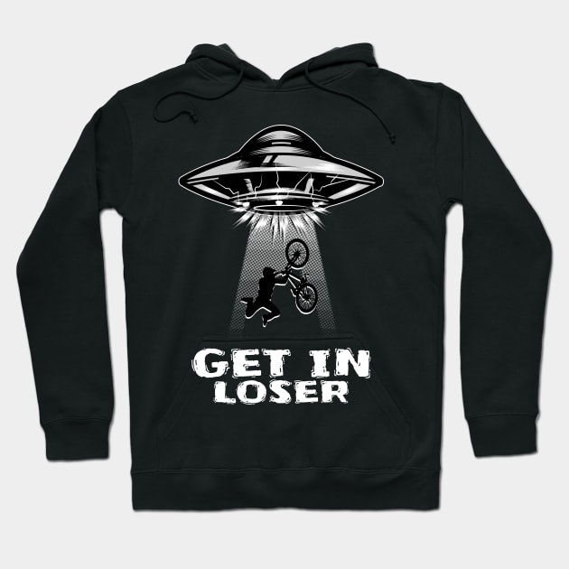 Get in Loser BMX Hoodie by JETBLACK369